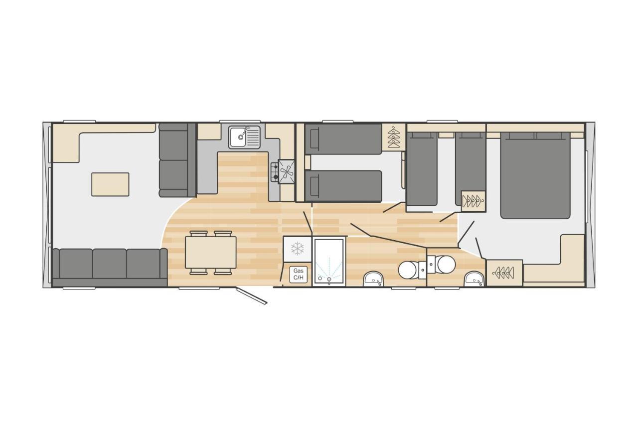 Lydstep Beach Bayview 3-Bedroom Holiday Home Tenby Exteriör bild
